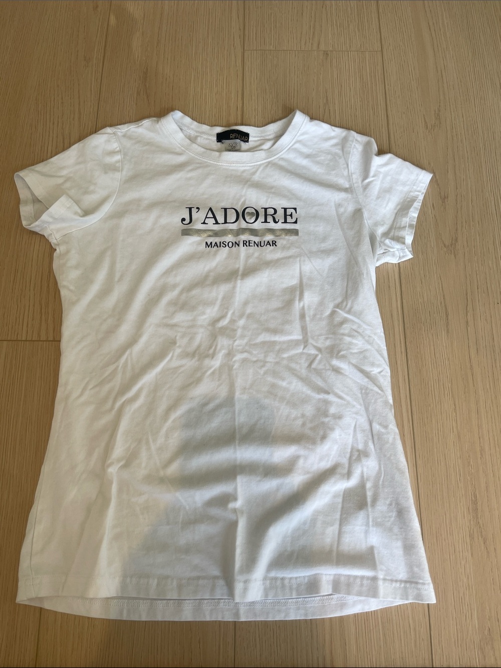 Renuar White Short-Sleeve 'J'ADORE' Graphic Tee